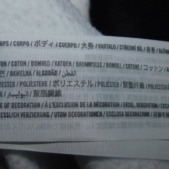 Social Tourist Womens M Black White Crop Hoodie  Greetings from the Algorithm - Picture 2 of 11